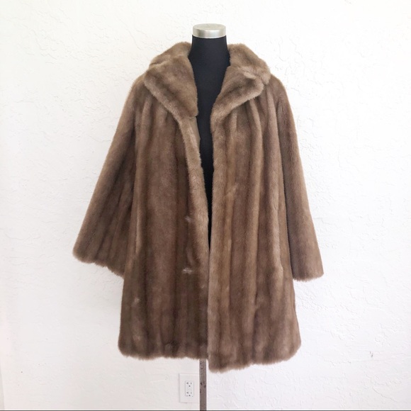 Faux Fur Lux Coat 96s 1970s 